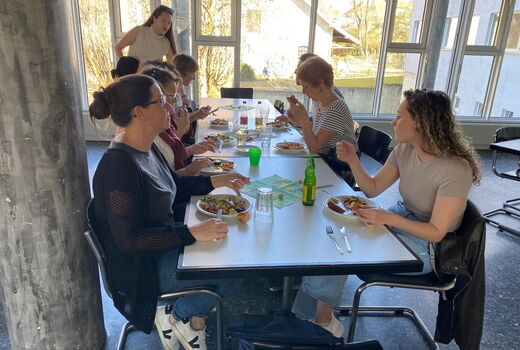 Personaltag gemeinsames essen im Haus C