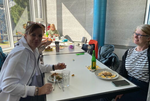 Personaltag gemeinsames essen im Haus C