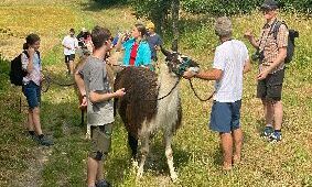 Pause bei der Wanderung