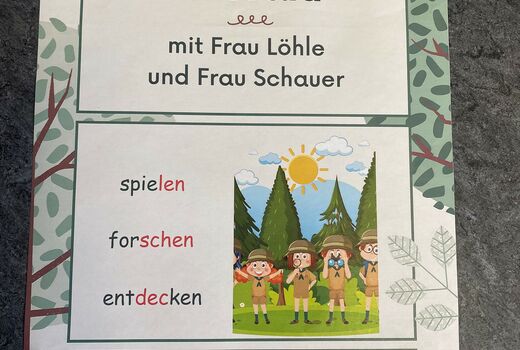 Plakat-spielen forschen entdecken