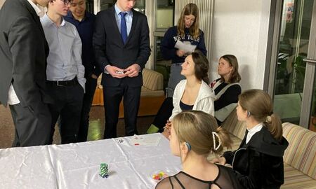 Jugendliche machen Pause