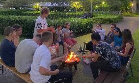 Ein gemütliches Lagerfeuer