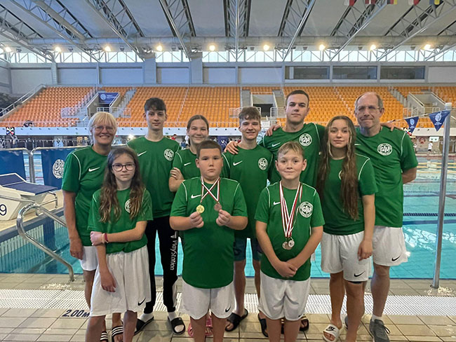 Gruppenfoto des Schwimmvereins.